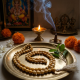 Safed Gunja Mala for Home Puja 108 Beads / Rati Mala White Color / Gurinvida Mala / Safed Chirmi Mala/ Gumchidana Japmala (₹284)