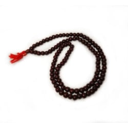Premium Wooden Beads Jap Mala  - Dark Red Color (₹49)