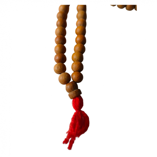 108+1 Polished Wooden Beads Japa Mala /  Jap mala Beige color (₹59)