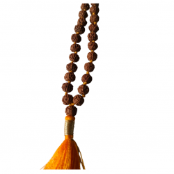 108 Beads Original Panchmukhi Rudraksha Japa Mala / 5 Mukhi Rudraksha Mala 108 +1 For Protection, Meditation And Yoga / Natural Rudraksha Mala Java (To Wear)/ RUDRAKSH MALA (108 BEADS) (₹1,100)