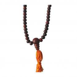 Red Sandalwood Mala Rosary / Lal Chandan Jaap Mala/ 108 Beads Holy Red Chandan Mala for Puja/ Red Chandan Japmala (₹450)