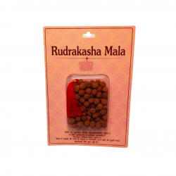 108 Beads Original Panchmukhi Rudraksha Japa Mala Certified / 5 Mukhi Rudraksha Mala 108 +1 For Protection, Meditation And Yoga / Natural Rudraksha Mala (To Wear)/ RUDRAKSH MALA (108 BEADS) Nepal Origin (₹600)