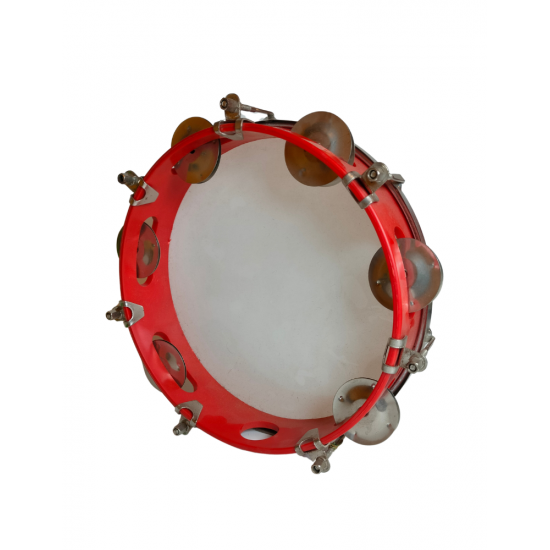 Dafli Musical Instrument, Dafli/Tambourine 10 inch Hand Percussion Musical Instrument (Random Colour) (₹500)