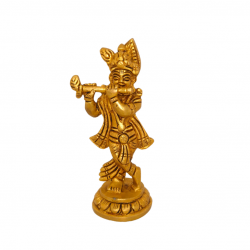Brass Krishna Idol height 4 Inches (₹750)