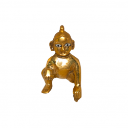 Brass Idol Laddoo Gopal 3 Inch (₹700)