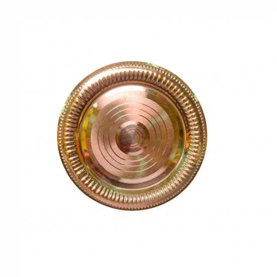 Brass Pooja Plate/Thali/Tableware (Taat Design), Diameter 13 inches (₹1260)