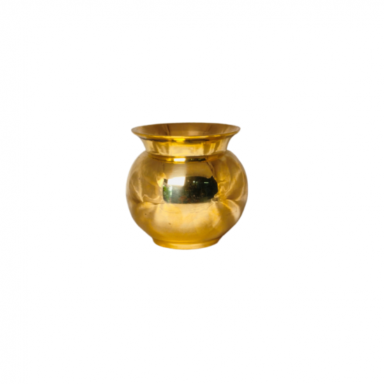 Brass (Heavy) Pooja Kalash / Peetal Lota for Pooja (Height 4 Inches) (₹1025)