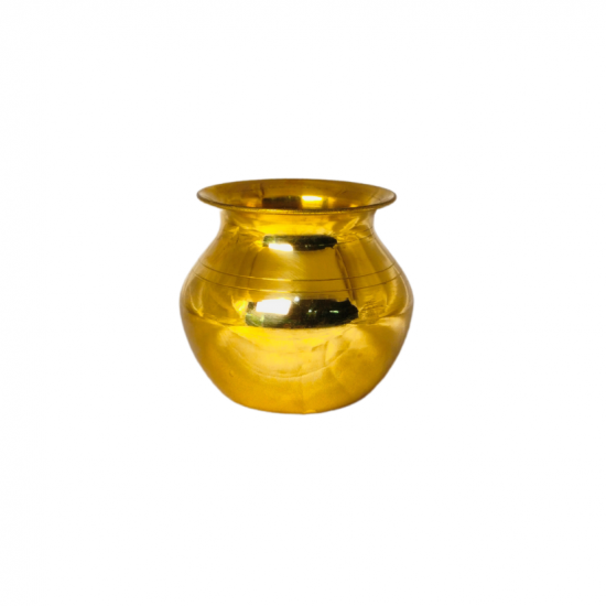 Brass Pooja Kalash / Peetal Lota for Pooja (Height 3 Inches) (₹540)