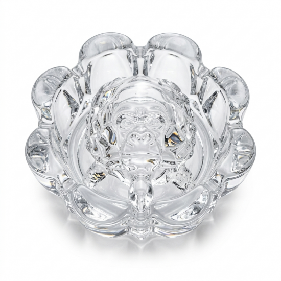 Glass Turtle Plate set / Tortoise On Plate / Fengshui Kachua, Plate Diameter 4 Inches (₹240)