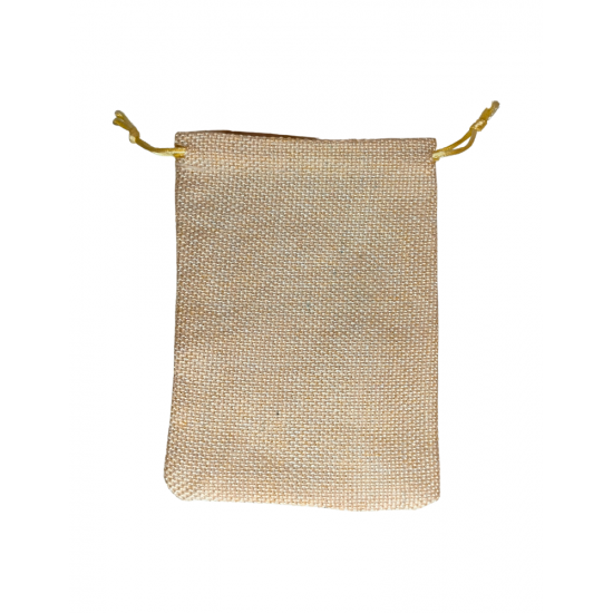 Jute Drawstring Potli Bags for Dry Fruits Packing, Wedding Return Gifts & Shagun Favor Pouch, 7 inch by 5 inch (₹40)