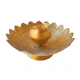 Brass Incense stick Holder/ Agarbatti Stand/ Agardaan (flower shaped etching design), diameter 7 inches (₹1640)