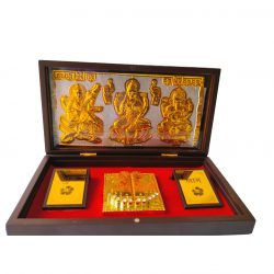 Ganesh Lakshmi Saraswati Pooja Box 8 Inch (₹770)