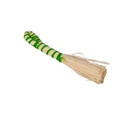 Pooja Jhadu / Handmade Natural Banana Fiber Broom for Pooja & Mandirs, Length 4 inches (₹10)