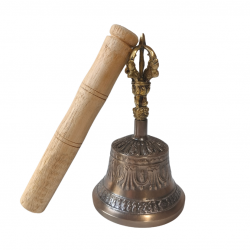 Tibetan Om (Aum) Bell Height 7 Inches (₹2050)
