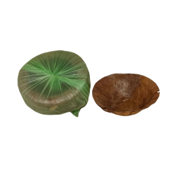 Natural Bio-degradable Disposable Leaves Cup / Palash / Dona Pattal Sal Leaf Bowls (50 Pieces), Diameter 4 Inches (₹25)