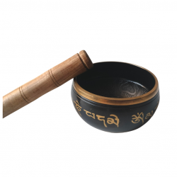 Tibetan Singing Musical Bowl, Diameter 6 inches (Color - Black) (₹2020)