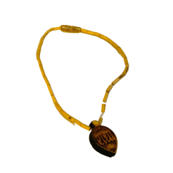Tulsi mala/necklace/haar with Radha locket for Laddu Gopal / Laddoo Gopal, Length 3.5 Inches (₹30)