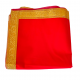 Premium Red Pooja chowki aasan kapda / Velvet Altar Cloth for Pooja and Mandir (30 inch by 30 inch)(₹250)