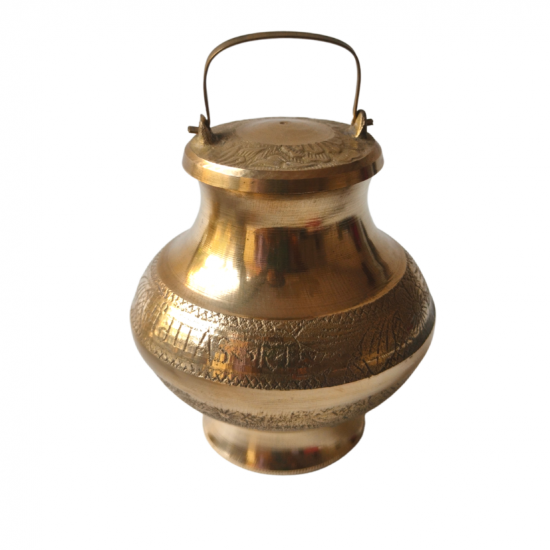 Brass Gangajali / Pench Lota (Height 4 Inches) (₹420)