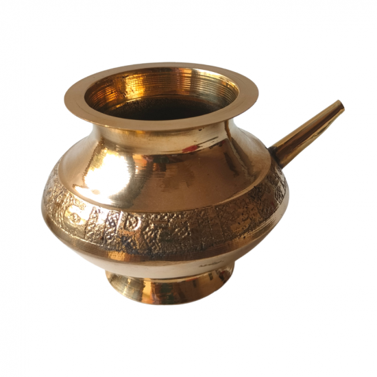 Brass Pooja Kalash / Peetal Lota for karwa Chauth Pooja (Height 3 Inches) (₹520)