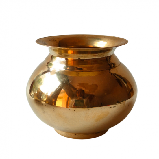 Brass Pooja Kalash / Peetal Lota for Pooja (Height 3.5 Inches) (₹560)