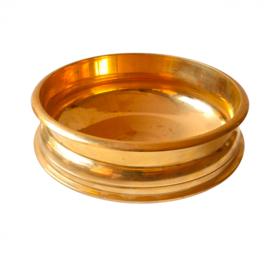 Brass Urli/ Uruli for Home Decor/cooking, Diameter 5 Inches (₹1100)