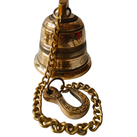 Brass Hanging Bell with chain 19 Inch (₹2200)