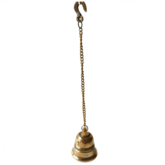 Brass Hanging Bell with chain 19 Inch (₹2200)