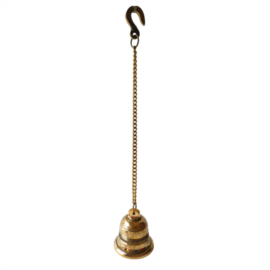 Brass Hanging Bell with chain 18 Inch (₹1700)