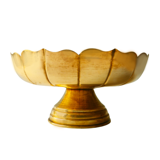 Brass Fruit Bowl/Flower Basket 7 Inches Diameter (For Gifting) (₹1350)