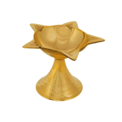 Brass diya star shaped / Pune divi 2.5 Inch (₹170)