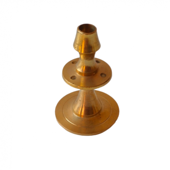 Brass Incense stick Holder/ Agarbatti and dhoop Stand / Agardaan (tower design), height 2 inches (₹140)