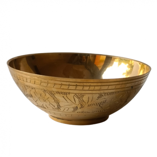 Brass Pooja katori / Vati Bowl, Diameter 5 Inches (₹700)