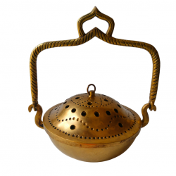 Brass Dhoop Dani Incense Burner Loban Stand Dhooparat (Diameter 5 Inches) (₹4000)