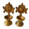 Brass Shankh Chakra Diya (Pair) 4 Inch (₹2200)