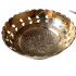 Brass Fruit Bowl/Flower Basket 4 Inches Diameter (For Gifting) with etching design (₹480)