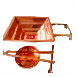 Copper Agnihotri Set 9 Inch (₹2600)