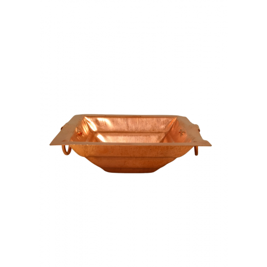 Copper Hawan Kund/ Yagna/ Yagya/ Homam Kund for Home Havan, 6 inches by 6 inches (₹780)