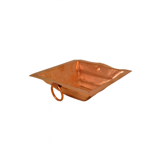 Copper Hawan Kund/ Yagna/ Yagya/ Homam Kund for Home Havan, 6 inches by 6 inches (₹780)