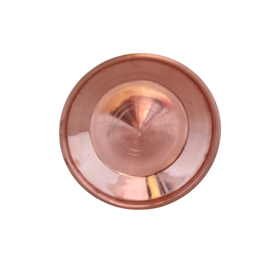Copper Pooja Thali / Plate / Taman, Diameter 10 Inches (₹1340)