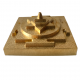 Brass (Solid) Kuber Yantra (Three dimensional) 2in by 2in (₹950)