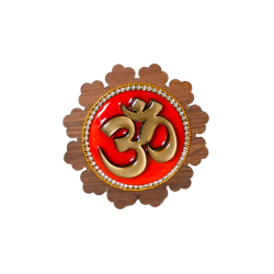 Decorative Wooden Om 3.5 Inch (₹320)