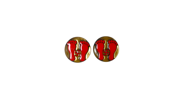 Padauk Sticker Decorative Wooden Paduka Sticker (₹200)
