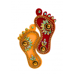Decorative Paduka Sticker 3 Inch (₹100)