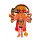 Panchmukhi Hanuman Self Adhesive Wall Sticker for Pooja Room, Kids Room & Home Decor (standing position) - Multicolour MDF (wood) Cutout 5 x 3.5 Inch (₹400)