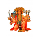 Panchmukhi Hanuman Self Adhesive Wall Sticker for Pooja Room, Kids Room & Home Decor (Sitting Position) - Multicolour MDF (wood) Cutout 4 x 4 Inch (₹400)