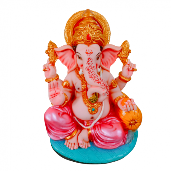 Ganesha Idol Height 6.5 Inches, Ganesh / Ganpati Religious Decorative Showpiece (Polyresin / Fiber) (₹1550)
