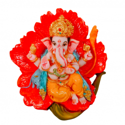 Ganesha Idol Height 2.5 Inches, Car Ganesh / Ganpati Religious Decorative Showpiece (Polyresin / Fiber) (₹850)