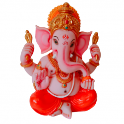 Ganesha Idol Height 5.5 Inches, Ganesh / Ganpati Religious Decorative Showpiece (Polyresin / Fiber) (₹1000)