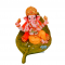 Ganesha Idol Height 4 Inches, Paan Ganesh / Ganpati Religious Decorative Showpiece (Polyresin / Fiber) (₹920)
